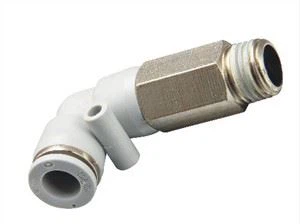 Conectores neumáticos de codo de espárrago macho extendido Apll