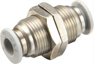 Apm Bulkhead Unionpneumatic Fitting